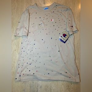 Champion Heritage Paint Splatter Tee NWT